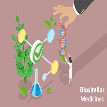 Schematic depicting how biosimilar medicines are made compared to traditional pharmaceuticals